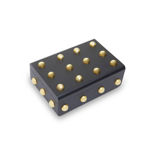 Frida Black Finish Large Trinket Box